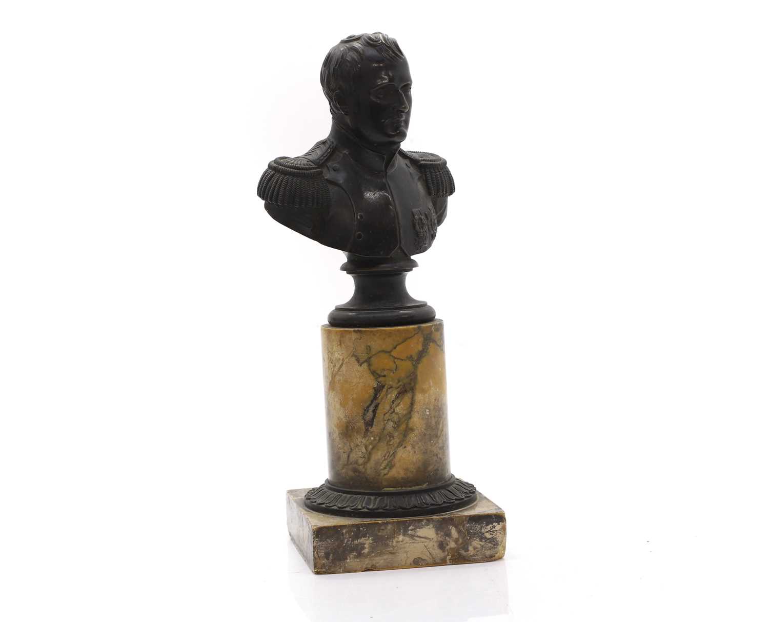 Lot 94 - A bronze bust of Napoleon Bonaparte