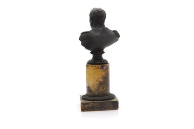 Lot 94 - A bronze bust of Napoleon Bonaparte