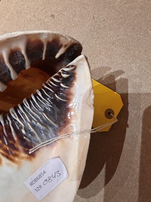 Lot 116 - A relief carved cameo conch shell
