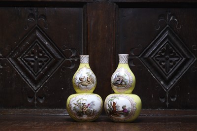 Lot 60 - A pair of Helena Wolfsohn porcelain vases