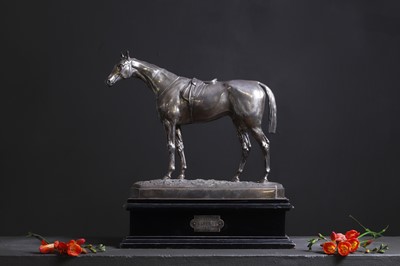 Lot 442 - A Victorian silver model of the racehorse 'Edenbridge Alfonso 1877'