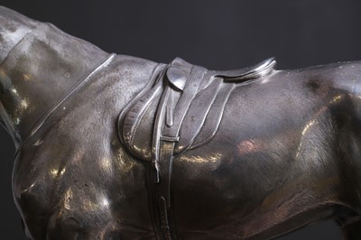 Lot 442 - A Victorian silver model of the racehorse 'Edenbridge Alfonso 1877'