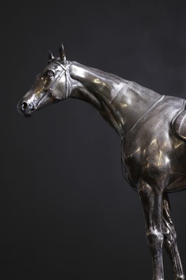 Lot 442 - A Victorian silver model of the racehorse 'Edenbridge Alfonso 1877'