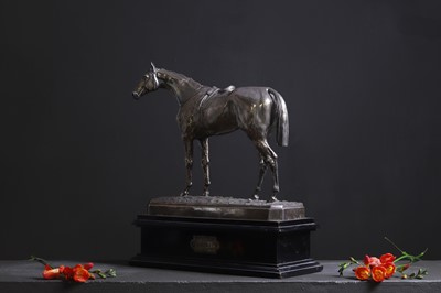 Lot 442 - A Victorian silver model of the racehorse 'Edenbridge Alfonso 1877'