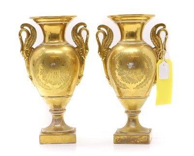 Lot 72 - A pair of porcelain vases