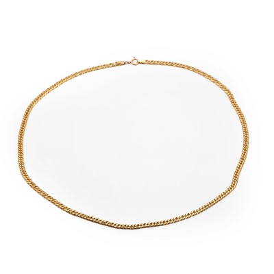 Lot 305 - A 9ct gold curb link chain