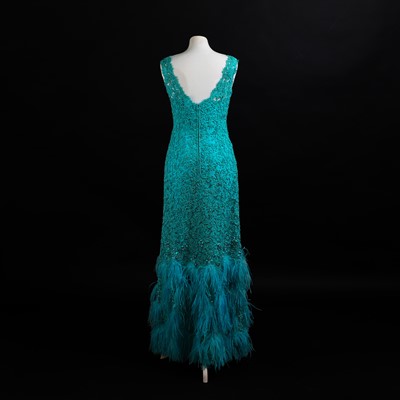 Lot 1346 - A Norman Hartnell silk coat and occasion dress