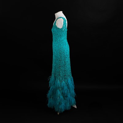 Lot 1346 - A Norman Hartnell silk coat and occasion dress