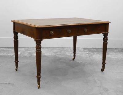 Lot 523 - A Victorian mahogany library table