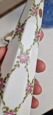 Lot 51 - A Baccarat opaline glass vase