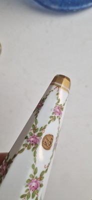 Lot 51 - A Baccarat opaline glass vase