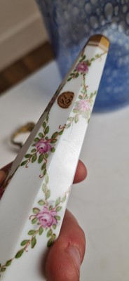 Lot 51 - A Baccarat opaline glass vase