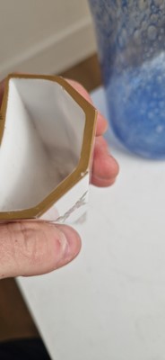 Lot 51 - A Baccarat opaline glass vase