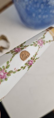 Lot 51 - A Baccarat opaline glass vase