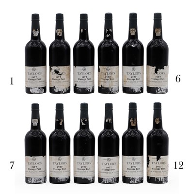 Lot 85 - Taylors, Vintage Port, 1977