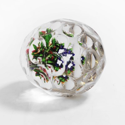 Lot 37 - A Saint-Louis glass hand-cooler paperweight