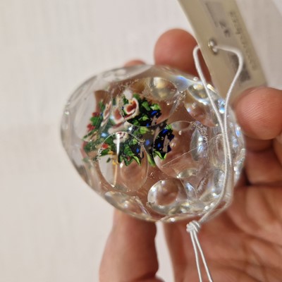 Lot 37 - A Saint-Louis glass hand-cooler paperweight