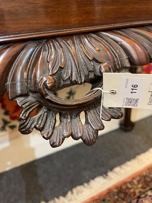 Lot 116 - A George II-style mahogany pier table