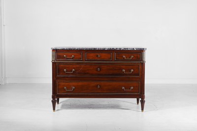 Lot 79 - A Directoire mahogany and gilt-brass commode