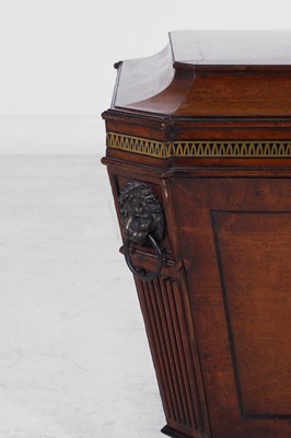 Lot 244 - A Regency mahogany wine cooler in the manner of George Oakley