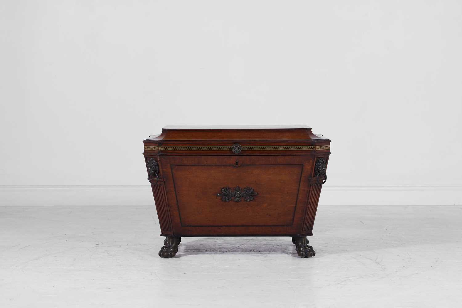 Lot 244 - A Regency mahogany wine cooler in the manner of George Oakley