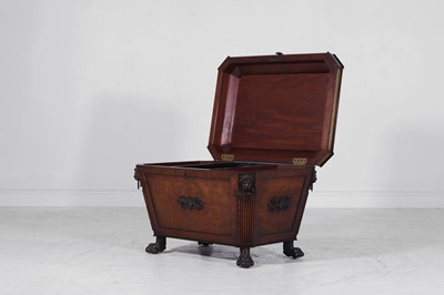 Lot 244 - A Regency mahogany wine cooler in the manner of George Oakley