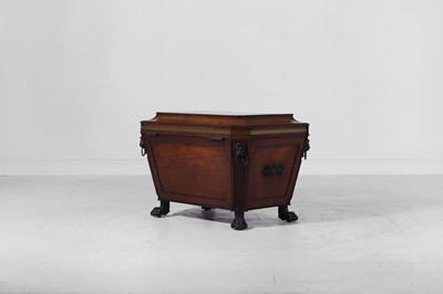 Lot 244 - A Regency mahogany wine cooler in the manner of George Oakley