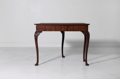 Lot 269 - A George II-style mahogany and coromandel card table