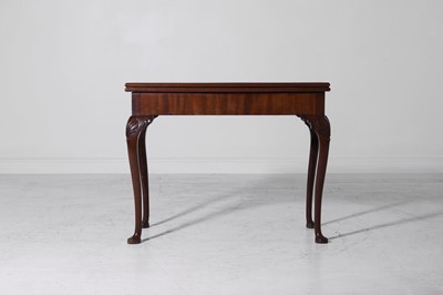 Lot 269 - A George II-style mahogany and coromandel card table