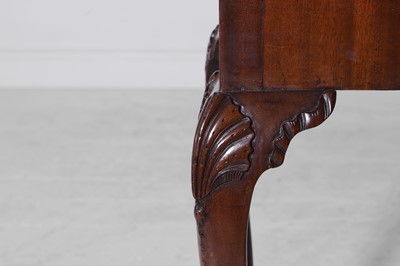 Lot 269 - A George II-style mahogany and coromandel card table
