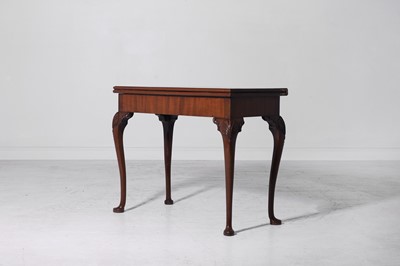 Lot 269 - A George II-style mahogany and coromandel card table