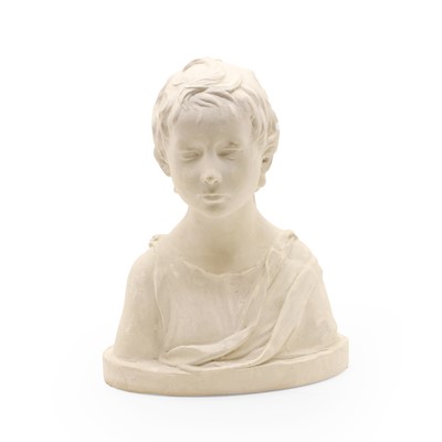 Lot 259 - A plaster bust of a child