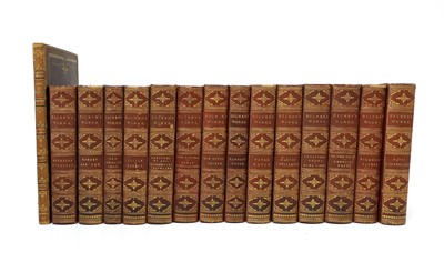 Lot 52 - BINDING: DICKENS, Charles: The works. 14 vols.