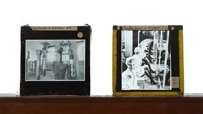 Lot 324 - A box of some 50 lantern slides (From the collection of Leonard Walden