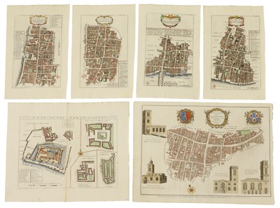 Lot 27 - Eleven Maps: LONDON WARDS (All hand coloured)