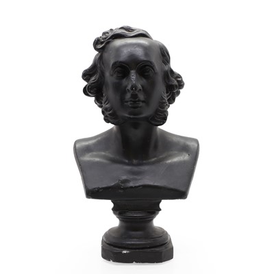 Lot 257 - A plaster bust of Felix Mendelssohn