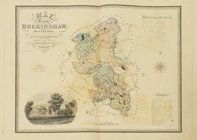 Lot 20 - Greenwood, C&J (Five hand coloured Maps): 1- Map of the county of Buckingham