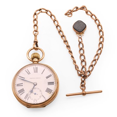 Lot 346 - A 9ct gold pocket watch