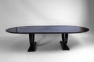Lot 534 - A contemporary ‘Art Deco’ style dining table