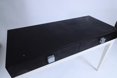 Lot 525 - A pair of contemporary bedside tables and a matching side table