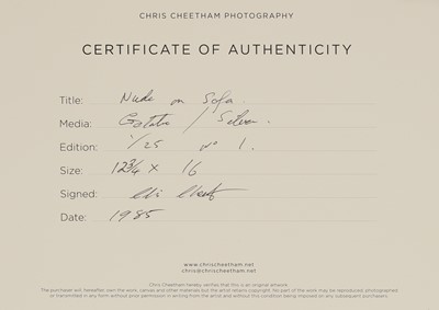 Lot 290 - Chris Cheetham (b.1951)