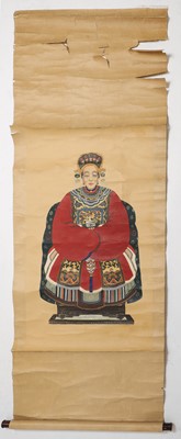 Lot 242 - A Chinese ancestor painting