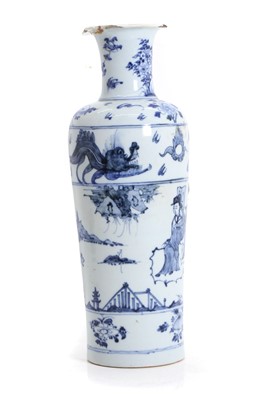 Lot 52 - A chinese blue and white vase