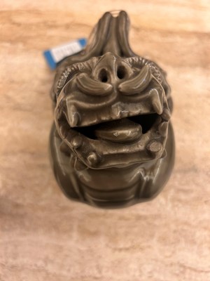 Lot 56 - A Japanese celadon 'luduan' censer
