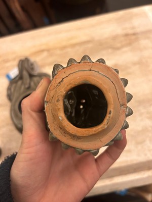 Lot 56 - A Japanese celadon 'luduan' censer