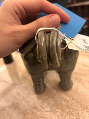 Lot 56 - A Japanese celadon 'luduan' censer