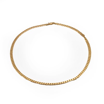 Lot 156 - A 9ct gold curb link chain