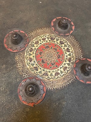 Lot 383 - An Indo-Persian dhal or shield