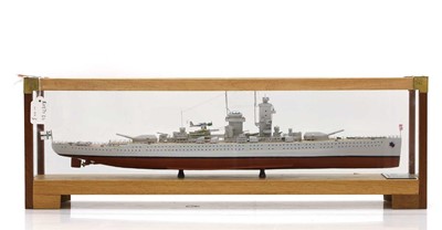 Lot 325 - A model of SMS Admiral Sheer (1936)