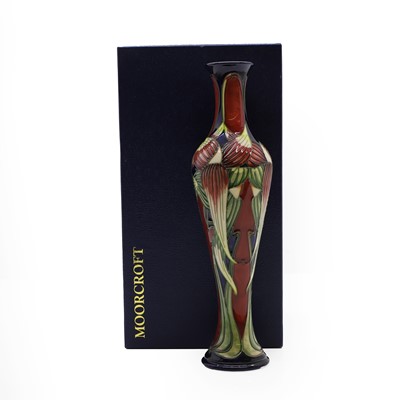 Lot 104 - A Moorcroft 'Trinity' pattern pottery vase